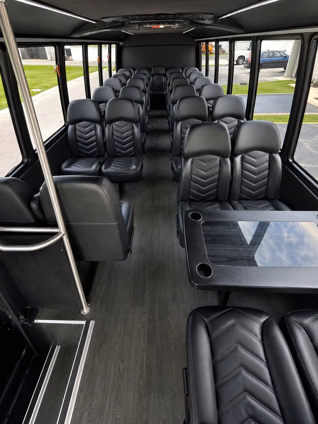 18 passenger minibus interior
