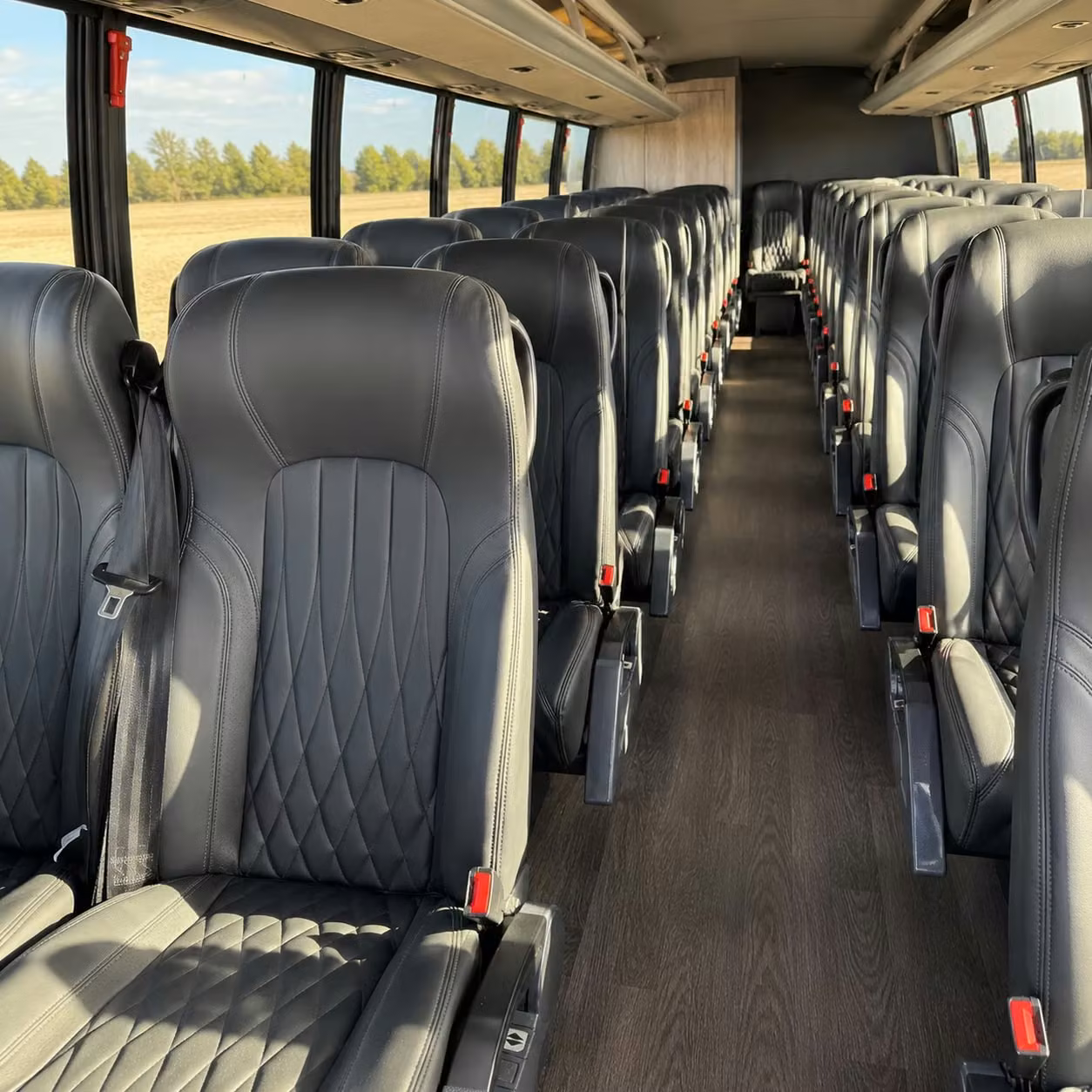 28 passenger minibus inside