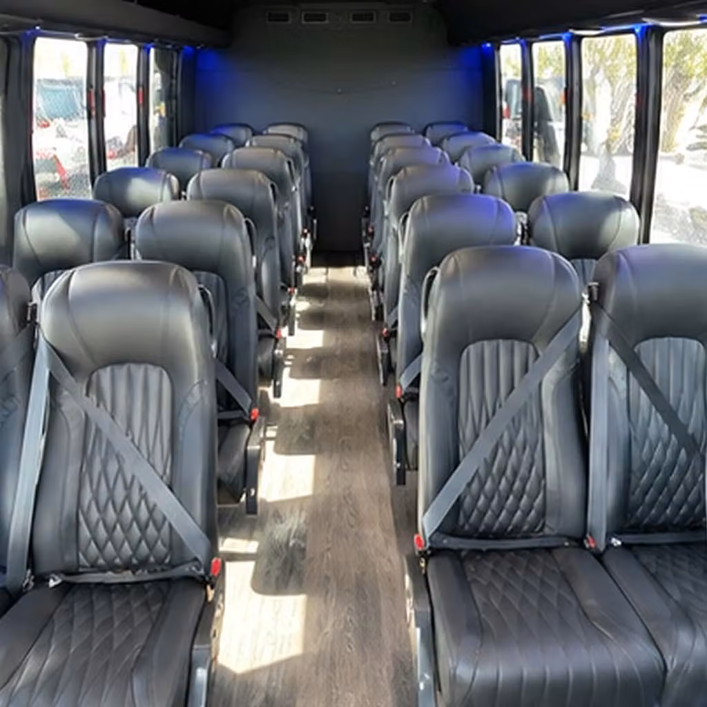 35 passenger minibus inside